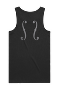 shibuya f holes back print rib tank (mens)